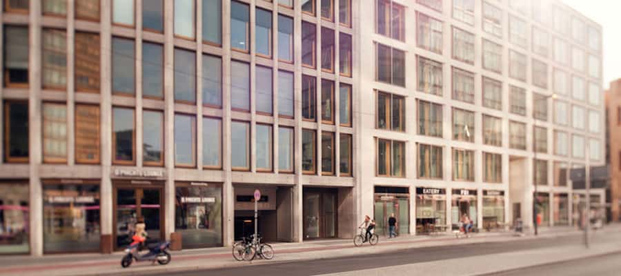 In den modernen Büro­ge­bäu­den am Leipziger Platz in Berlin hat Inolares den re­ge­lungs- und steu­e­rungs­tech­ni­schen Innen­aus­bau ge­mäß der in­di­vi­du­el­len Mie­ter­an­for­de­run­gen ko­ordi­niert